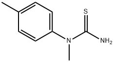 Thiourea,  N-methyl-N-(4-methylphenyl)- Struktur