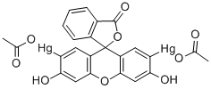 FLUORESCEIN MERCURIC ACETATE Struktur