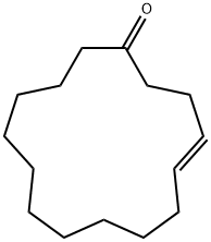 cyclopentadec-4-en-1-one Struktur