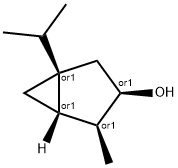 (1alpha,3alpha,4alpha,5alpha)-4-methyl-1-(1-methylethyl)bicyclo[3.1.0]hexan-3-ol Struktur