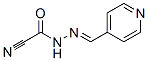 Acetonitrile,  oxo[(4-pyridinylmethylene)hydrazino]-  (9CI) Struktur