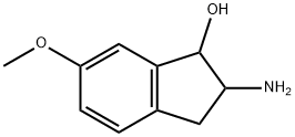 2-AMINO-6-METHOXY-INDAN-1-OL HYDROCHLORIDE Struktur