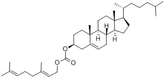 CHOLESTERYL GERANYL CARBONATE Struktur