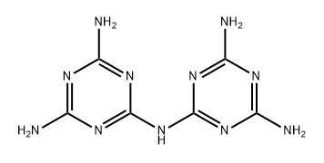 2,2'-iminobis[4,6-diamino-1,3,5-triazine] Struktur