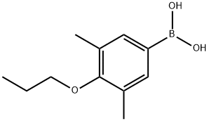 3,5-DIMETHYL-4-PROPOXYPHENYLBORONIC ACID Struktur