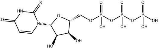 2-Thiouridine5'-triphosphatetetrasodiumsalt Struktur