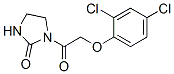 1-[2-(2,4-dichlorophenoxy)acetyl]imidazolidin-2-one Struktur