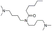 N,N-Bis[4-(dimethylamino)butyl]hexanamide Struktur