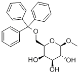 METHYL-6-O-TRIPHENYLMETHYL-BETA-D-GALACTOPYRANOSIDE Struktur