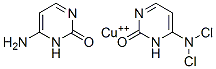 dichlorobis(cytosine)copper(II) Struktur