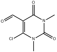 6-Chloro-5-formyl-1,3-dimethyluracil Struktur