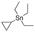 Cyclopropyltriethylstannane Struktur