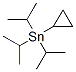 Cyclopropyltriisopropylstannane Struktur