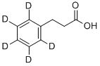 HYDROCINNAMIC-D5 ACID Struktur