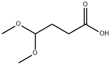 4,4-dimethoxybutanoic acid Struktur