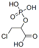 3-chloro-2-phospholactic acid Struktur