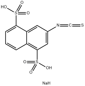 3-ISOTHIOCYANO-1,5-NAPHTHALENE DISULFONIC ACID DISODIUM SALT Struktur