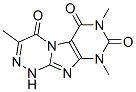 [1,2,4]Triazino[3,4-f]purine-4,6,8(1H,7H,9H)-trione,  3,7,9-trimethyl- Struktur