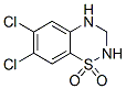 6,7-Dichloro-3,4-dihydro-2H-1,2,4-benzothiadiazine 1,1-dioxide Struktur