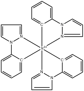 Tris(phenylpyrazole)Iridium Struktur