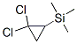 1,1-Dichloro-2-(trimethylsilyl)cyclopropane Struktur