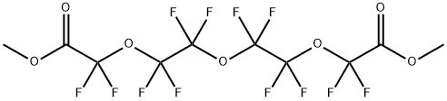 DIMETHYL PERFLUORO-3,6,9-TRIOXAUNDECANE-1,11-DIOATE Struktur