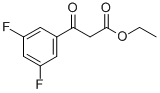 Ethyl 3-(3,5-difluorophenyl)-3-oxopropanoate Struktur