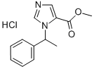 Metomidate Hydrochloride Struktur