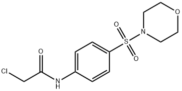 2-CHLORO-N-[4-(MORPHOLINE-4-SULFONYL)-PHENYL]-ACETAMIDE Struktur