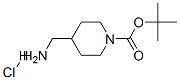 1-BOC-4-AMINOMETHYL-PIPERIDINE HYDROCHLORIDE Struktur