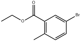 5-BROMO-2-METHYLBENZOIC ACID ETHYL ESTER Struktur