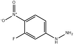 3-FLUORO-4-NITRO-PHENYL-HYDRAZINE Struktur