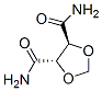 1,3-Dioxolane-4,5-dicarboxamide,(4S,5S)-(9CI) Struktur