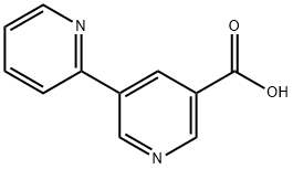 5-(pyridin-2-yl)pyridine-3-carboxylic acid Struktur