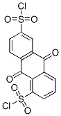 9,10-Dihydro-9,10-dioxo-1,6-anthracenedisulfonyl chloride Struktur