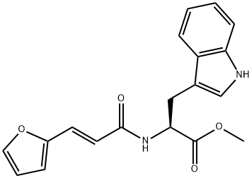 N-(3-(2-FURYL)ACRYLOYL)-L-TRYPTOPHAN Struktur