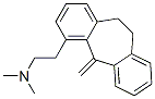 10,11-Dihydro-N,N-dimethyl-5-methylene-5H-dibenzo[a,d]cycloheptene-4-ethanamine Struktur