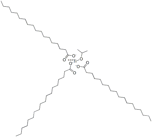 (propan-2-olato)(stearate-O)titanium Struktur