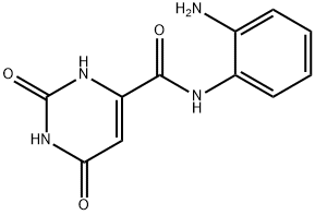 4-Pyrimidinecarboxamide,N-(2-aminophenyl)-1,2,3,6-tetrahydro-2,6-dioxo- Struktur