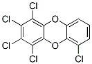 Dibenzo(b,e)(1,4)-dioxin, pentachloro- Struktur