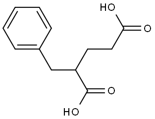 2-Benzyl-pentanedioic acid Struktur