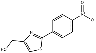 [2-(4-NITRO-PHENYL)-THIAZOL-4-YL]-METHANOL Struktur