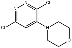 4-(3,6-DICHLORO-4-PYRIDAZINYL)-MORPHOLINE Struktur