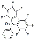 1,2,3,4,5,6,7,8-Octafluoro-9-phenyl-9-phospha-9H-fluorene 9-oxide Struktur