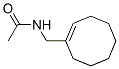 Acetamide,  N-(1-cycloocten-1-ylmethyl)- Struktur