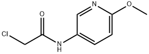 2-CHLORO-N-(6-METHOXYPYRIDIN-3-YL)ACETAMIDE Struktur