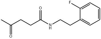 N-[2-(2-fluorophenyl)ethyl]-4-oxopentanamide Struktur