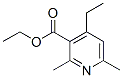 3-Pyridinecarboxylicacid,4-ethyl-2,6-dimethyl-,ethylester(9CI) Struktur