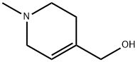 1,2,3,6-tetrahydro-1-methylpyridine-4-methanol Struktur