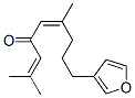 (5Z)-9-(3-Furanyl)-2,6-dimethyl-2,5-nonadien-4-one Struktur